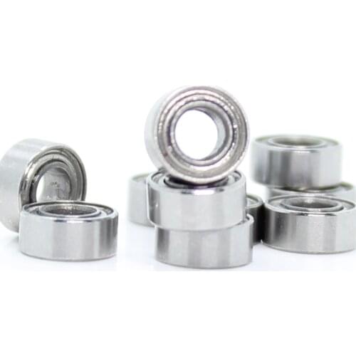 R144ZZ Bearing ABEC-1 (10PCS) 1/8"x1/4"x7/64" inch Miniature R144 ZZ Ball Bearings For RC Models