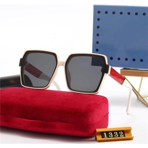 Luxury Sunglasses Women Brand Designer Square Sun Glasses with Logo Vintage Oversized 2021 Trend Female Sun Glasses
