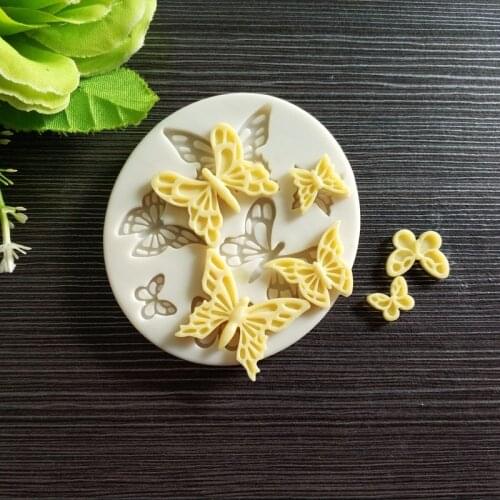 Beautiful butterfly silicone cake mold Fondant cake decoration mold Chocolate bread