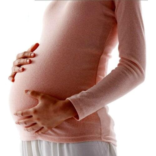 Silicone Belly Stable with Cloth Bag Straps Artificial Crossdresser Shemale Pregnant Baby Tummy cosplay Synthetic Leather Tops