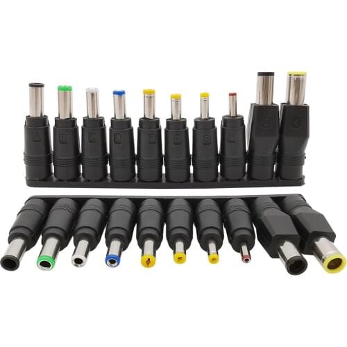 10pin Notebook Mobile DC Power Adapter DC Multi Connectors 5.5 x2.1mm Female Jack Interface Converter Jack to Plug Terminals Set