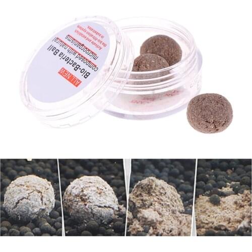 3Pcs Water Quality Stabilizer Nitrifying Bacteria Ball Water Purifying Agent