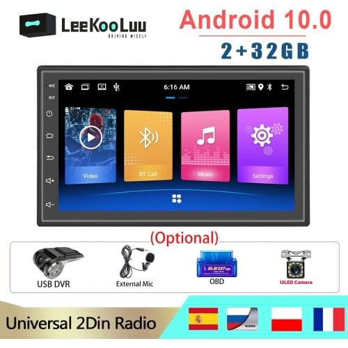 LeeKooLuu Car Radio 2 din 7" Android Multimedia Player GPS Stereo for Nissan Hyundai Kia toyata Chevrolet Ford Suzuki Mitsubishi