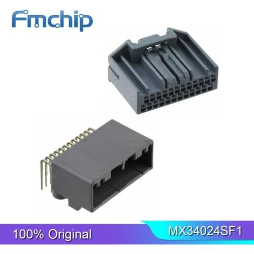 FMchip MX34024SF1 Automotive Connectors MX34 Series For MX34024NF1 HEADER Conneector CONN RCPT HOUSING 24POS DUAL