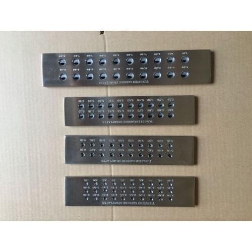 Free shipping Semicircle Shape Tungsten Carbide Wire Drawplate half-hole half a cane Jewelry Making tools