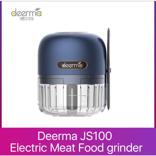 Deerma JS100 Blender Electric Grinder Mini Household Garlic Ginger Peanut Minced Meat Wireless Portable Food Processor