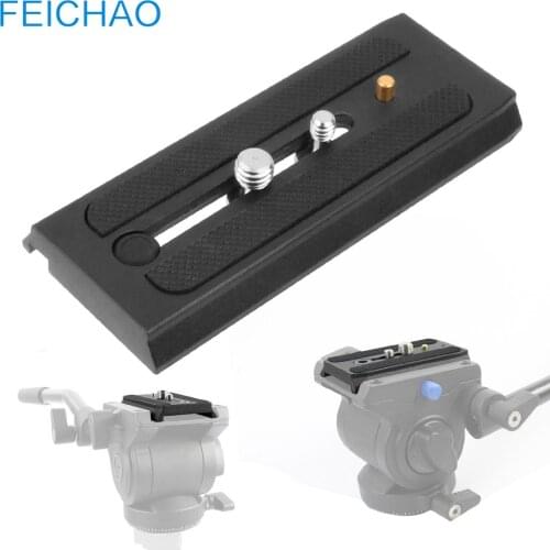 Quick Release Plate Sliding 501PL Plus Rapid Connect Base for Manfrotto 501 503 701HDV MH055M0-Q5 1/4 3/8 Screw P200