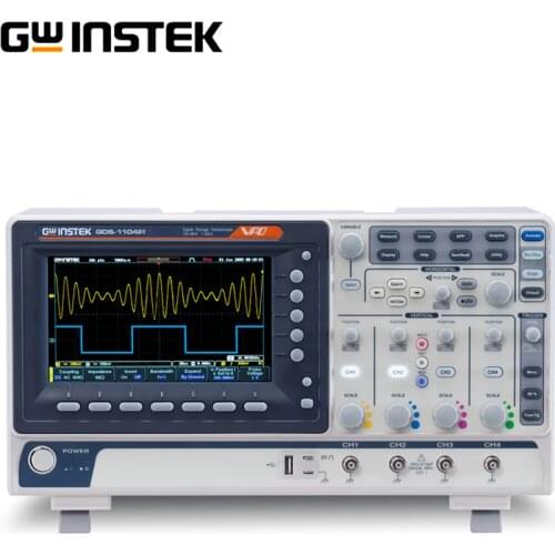 Digital Oscilloscope 100MHz Gwinstek GDS-1102R/1104R 1GSa/s Sampling Rate 10M Memory Depth with RS232