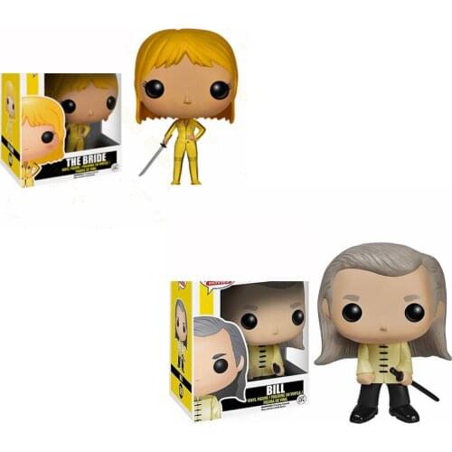 Movies Kill Bill The Bride 68# Bill 69# Limited Edition Action Figures 10cm Collection Model Toys for Children Birthday Gift