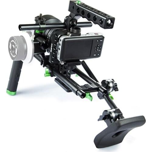 Lanparte Pocket Cinema Camera Rig Kit for Blackmagic with Chest Pad Support