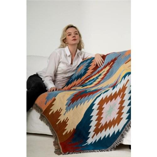 Hot Selling Nordic Style Sofa Towel Sofa Blanket Full Cover Blanket Model Room Decoration Bed End Towel Backrest