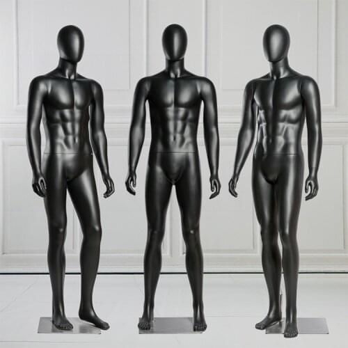 Best Quality Men Mannequin Full Body Model Black Color Manufacturer Hot Sale