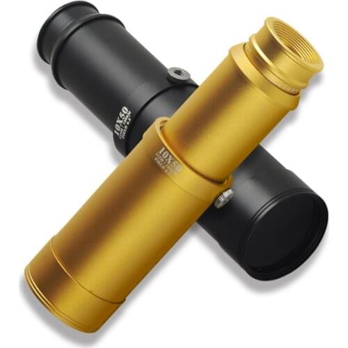 Agnicy 10X50 Night Vision Metal Super Large Eyepiece HD High Stretch Pirate Monocular
