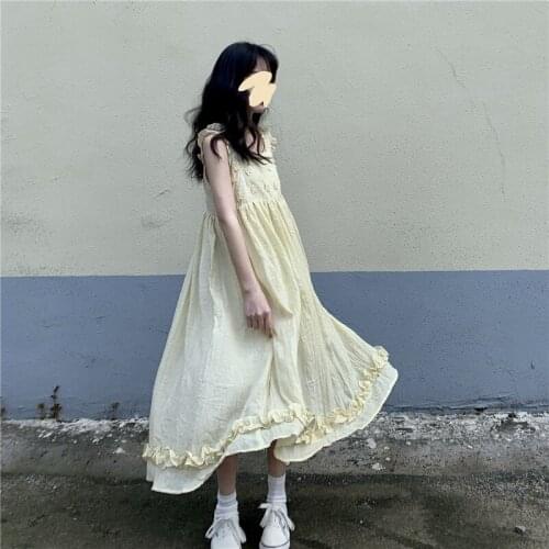 Желтые летние платья Mumuzi China At AliExpress