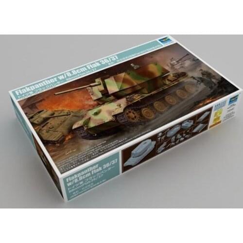 Trumpeter 09531 1:35 Scale Flakpanther w/8.8cm Flak 36/37 Model Kit