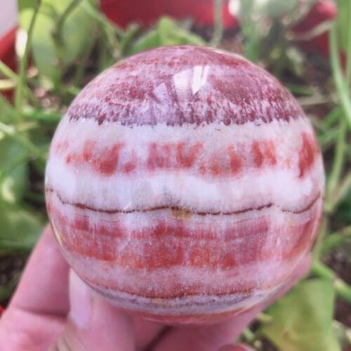 1pc Natural Crystals Quartz Pork Stone Sphere Ball Energy Reiki Stones Room Home Office Aquarium Decoration Accessories Gemstone