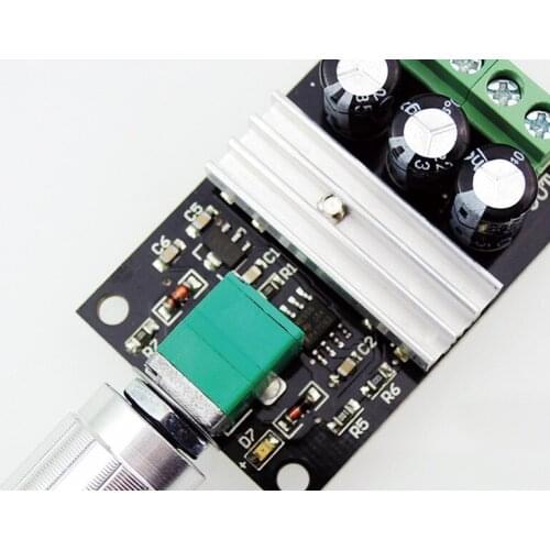 PWM DC motor speed controller 6V12V24V28V3A speed control switch micro motor dimming temperature control board