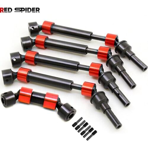 RS-RC 2pc Metal Front /Rear Telecope CVD Drive shafts For 1/10 TRAXXA E REVO 2.0 PARTS