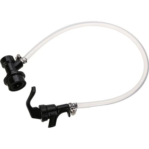 Ball Lock Beer Line Assembly,20 inch Beer Line with Picnic Tap Faucet and Ball Lock Disconnect Homebrew Keg for Cornelius Keg Wi