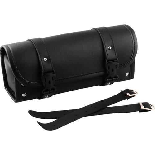 Motorcycle Fork Tool Bags Storage PU Leather Travel Pouch Front Luggage Bag for Harley/ Yamaha/Honda/Kawasaki/Suzuki Saddlebags