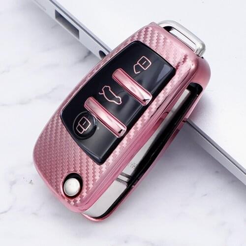 TPU Car Key Case Cover Protector Protection Auto FOB Accessories For Audi C6 A7 A8 R8 A1 A3 A4 A5 Q7 A6 C5