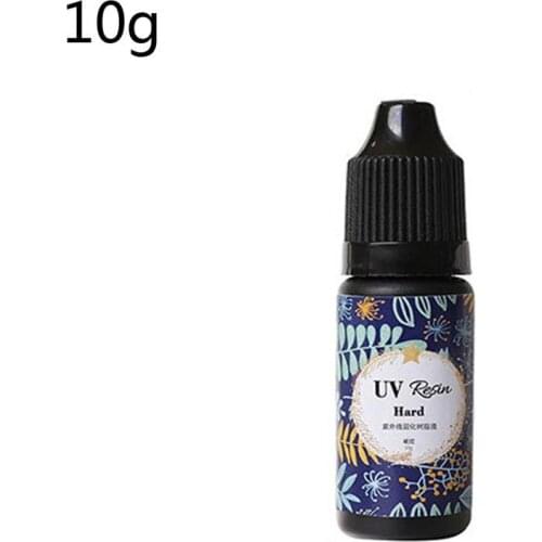 Hard UV Resin Glue Crystal Clear Ultraviolet Curing Epoxy Resin Jewelry Making