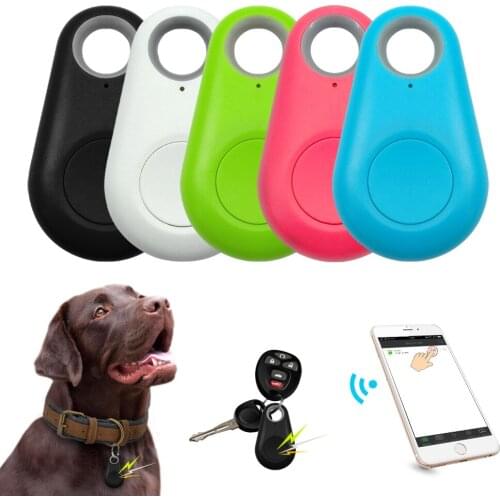 Pet Smart GPS Tracker Mini Anti-Lost Waterproof Bluetooth Locator Tracer For Pet Dog Cat Kids Car Wallet Key Collar Accessories