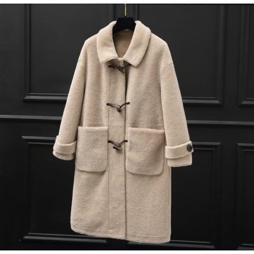 Real Fur Coat Women Sheep Shearing Winter Coat Women Korean 100% Wool Jacket Women Clothes 2020 Manteau Femme 6603 YY1080