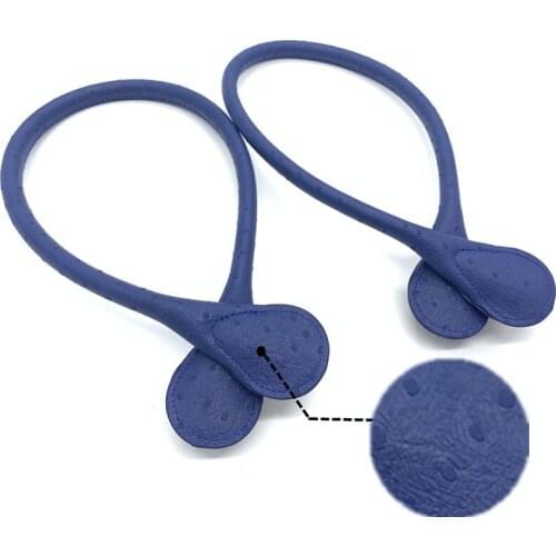 1 pair Flat Uchwyty z kropli koniec dla for Obag Faux Leather Lakieru Uchwyt Wymienny Spadek Koniec dla for OCHIC