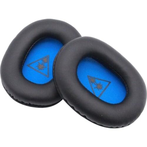 1Pair Replacement Ear Pad Cushion Cover Earpads for Turtle Beach FORCE XO7 Recon 50 Stereo Headphone Headsets