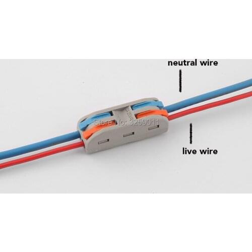 100PCS 222-412 Fast Terminals For Connection Of Wires Lamps And Lanterns PCT-212 4 pin quick wire connector live wire
