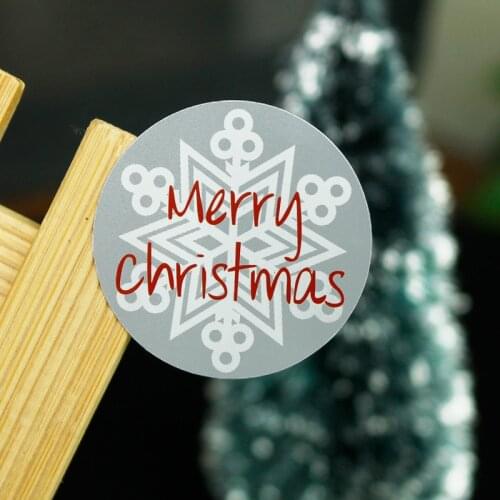 120pcs Merry Christmas Stickers Festival Party Gift Decorations Labels Handmade Diary Scrapbooking Gift Sealing Labels Sticker