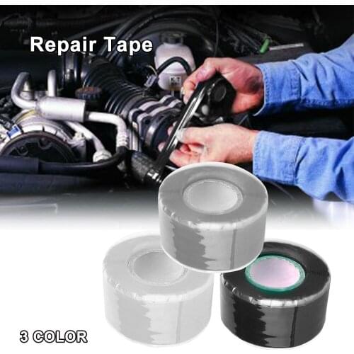 2.5x300cm Super Strong Fiber Waterproof Tape Stop Leaks Seal Repair Tape Self Fix Tapes Silicone Adhesive Sealing Tape 3