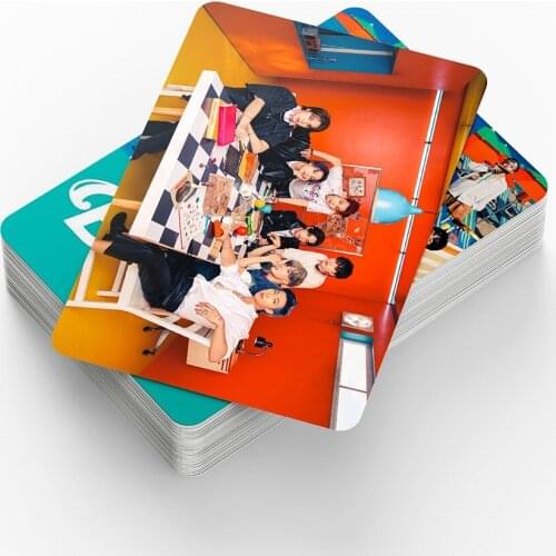 54pcs/set Kpop Bangtan Boys Lomo Card Poster New Album Buttter 8th Anniversary Meeting Photocard Jung Kook Suga Jimin J-HOPE