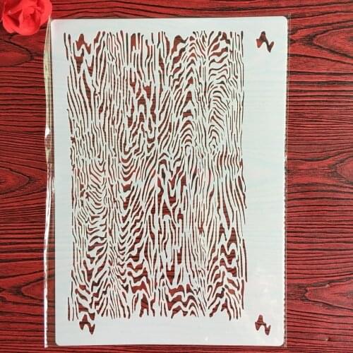A4 29 *21cm Wood grain DIY Stencils Wall Painting Scrapbook Coloring Embossing Album Decorative Paper Card Template,wall