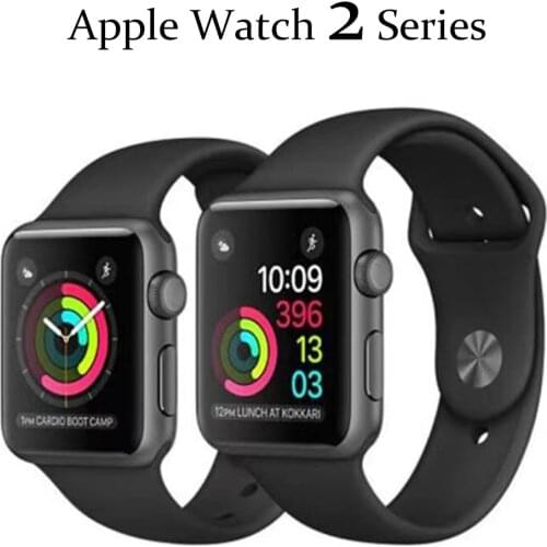 Apple Watch Series 2 GPS 38MM/42MM Original Used 90% New Black and White Stainless steel Case Sport Band Smartwatch