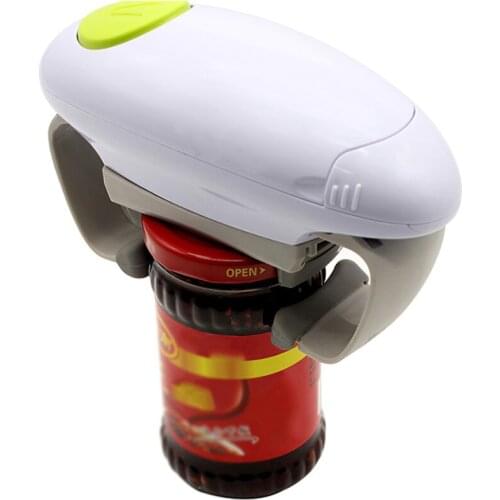 Automatic Restaurant Electric Can Opener Bottle Opener Battery Operated Handheld Jar Tin Opener Kitchen Gadgets