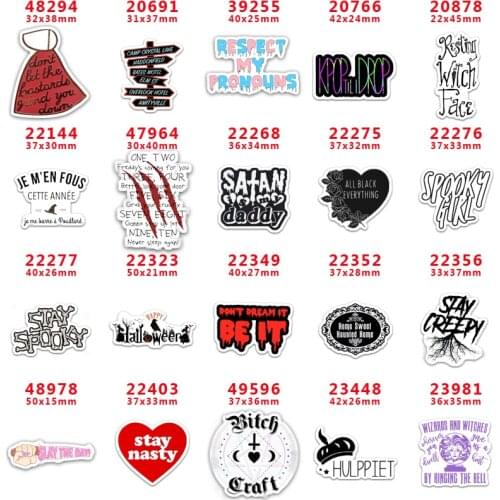 Choshim brand 10 Pcs Cartoon Halloween Planar Resin Flatback for DIY hairbow Accessory Decoration pr48294