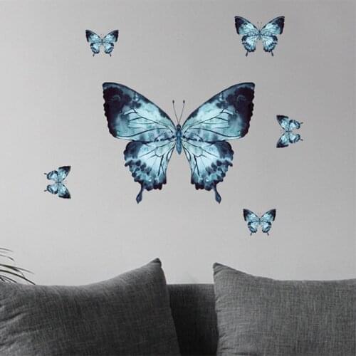 Color Butterfly Wall Sticker Removable Home Living Room Bedroom Decoration Wall Decal Vinyl for kids rooms wallpaper sticker