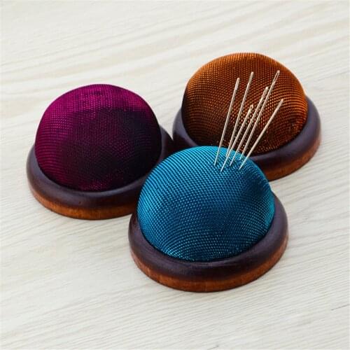 Wood Bottom Base Needle Pin Cushion Holder Pillow Holder Sewing Craft Stitch Needlework Diy Craft