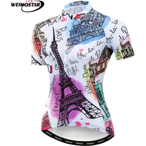 Weimostar France Retro Cycling Jersey Women Pro Team Bicycle Clothing Ropa Ciclismo Road mtb Bike Jersey Wicking Cycling Shirt