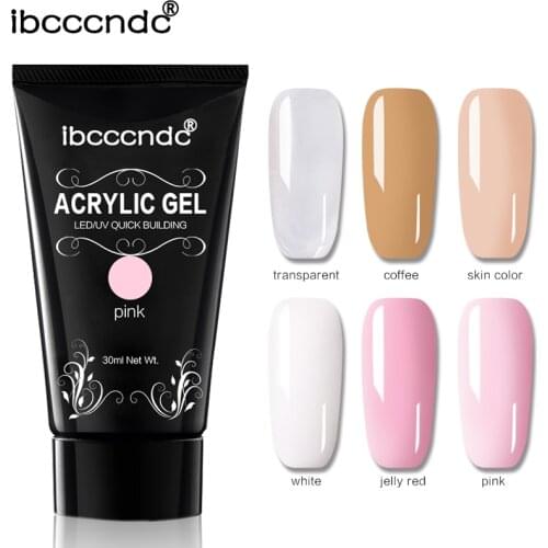 1 Piece 30ml Nail Polish Polygels Lacquer Crystal Extension Gel Quick Builder Gel Polish Varnishes For Manicure Nail Art