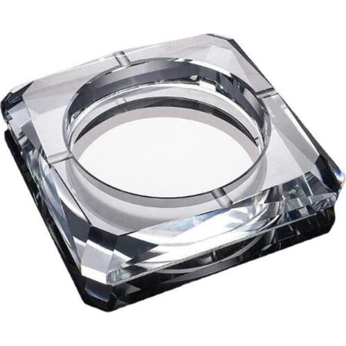 Smoking Ash Tray Beautiful Ashtray Father Boy Friend Birthday Gift Accessories KTV Bar Household Crystal Ashtray cenicero