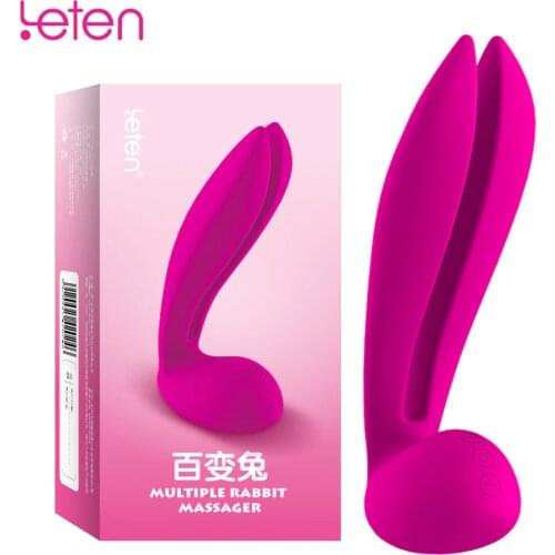 Leten sex products vibrator Sex Toys For Woman for men Erotic Rabbit Anal Butt Plug dildos Prostate Massager Sex toys for couple