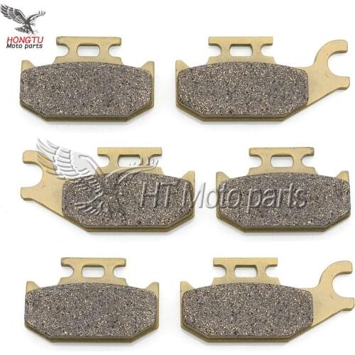 Motorcycle Front Rear Brake Pads sets For ATV Can Am BRP Outlander 400 500 650 800 2007-2014 Renegade 500 800 2007-2011