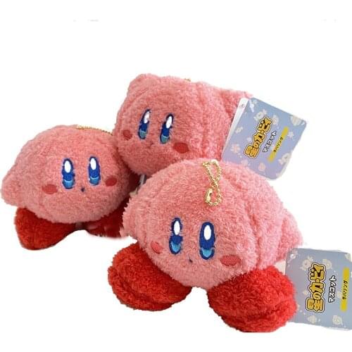 Pokemon Kirby Anime cute plush kawaii keychain character soft plush small pendant childrens toy girl holiday gift