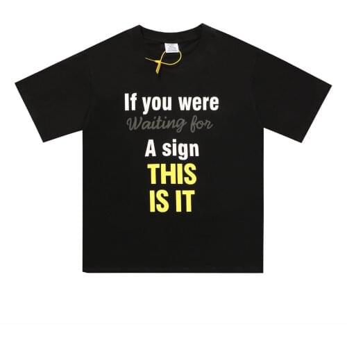 Oversized high-quality summer new Foam letters printing men and women loose casual T-shirt