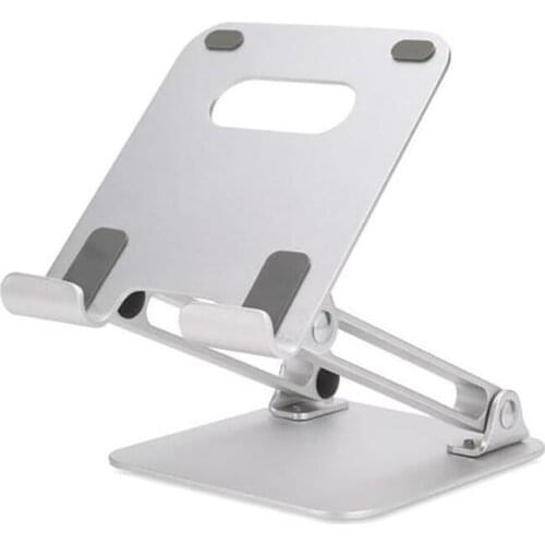 Tablet Drawing Stand, Smart Phones Stand, Reading Holder, Folding, Portable and Adjustable Angles Holder for Desktop, Aluminum