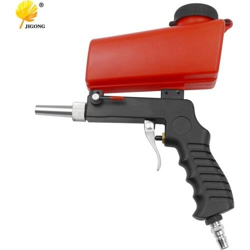 Portable Gravity Sandblasting Gun Pneumatic Small Sand Blasting Machine Adjustable Pneumatic Sandblasting Set