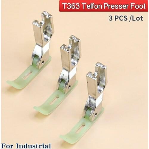 3 PCS T363 Plastic 0.3cm Zipper Presser Foot For Industrial Single Needle Lockstitch Sewing Machine Accessories Spare Parts